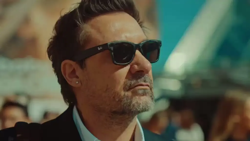 Prof. Pierfrancesco Bove in sunglasses, from the docu-series