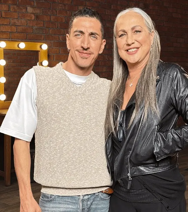 In Camerino: Marcello Sacchetta with Alessandra Celentano