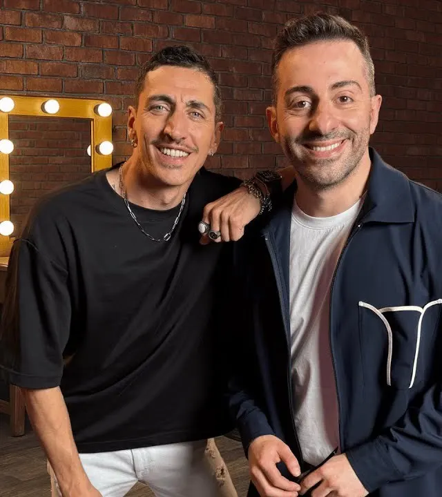 In Camerino: Marcello Sacchetta with Francesco Cicchella