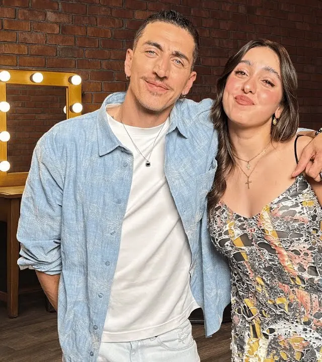 In Camerino: Marcello Sacchetta with Giulia Stabile