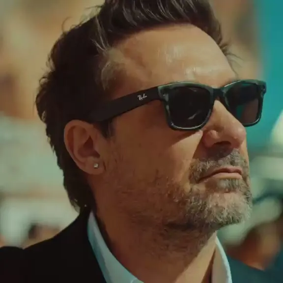 Prof. Pierfrancesco Bove in sunglasses, from the docu-series